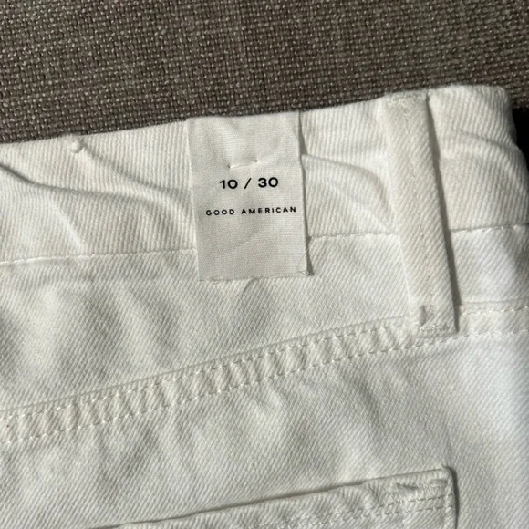 New Good American white Jeans Size 10/30 - Picture 9 of 14